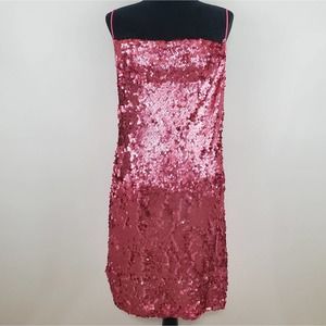 Leyden Sequin Spaghetti Strap Dress